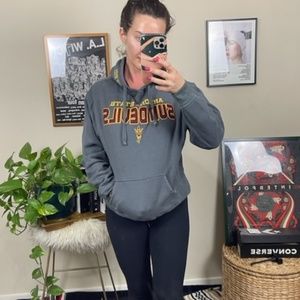 ASU • Hooded Sweatshirt • Grey • M